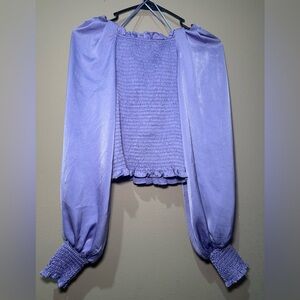 Elegant Lavender Blouse Size Small (QQ)